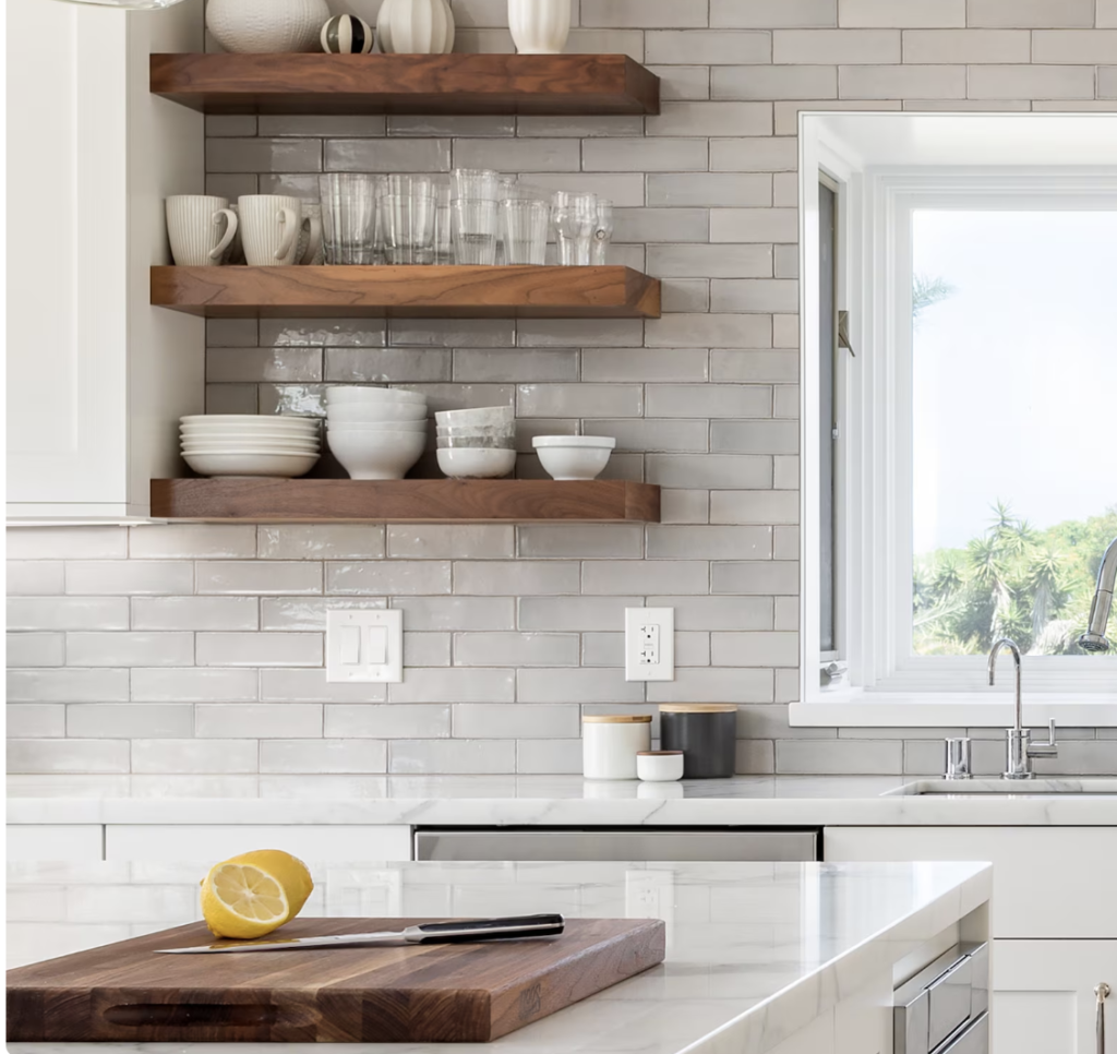 Custom Floating Shelves
